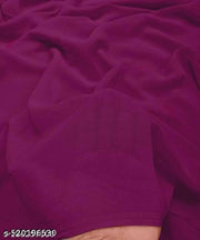 plain Georgette saree for womens
