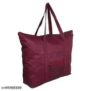 DNOTRO Shopping Bag|Folding Travel Bag|Polyester Shopping Bag for Grocery|Carrying Bag With Front Small Pocket| (Pack of 1)