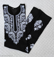Chikankari Cotton Kurti