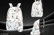 A backpack is a bag that is carried on the back with two shoulder straps. It can be used by students to carry their school supplies