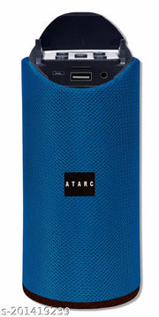 ATARC (Pack Bluetooth Speaker Portable Wireless with Mic Super (pack of 1 Bluetooth speaker AST 311 Blue) A