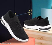 Latest Stylish Sport Shoes for Women! Black Solid Casual shoes