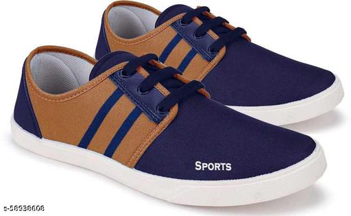 Multicolor Striped Sneakers For Men