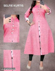 Selfi Cotton Branded Kurti
