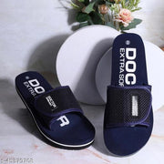 DOCTOR EXTRA SOFT D-17-WOMEN-CUP-NAVY Women's Adjustable Strap Orthopaedic Diabetic Comfort Daily Use Slippers & Flipflops