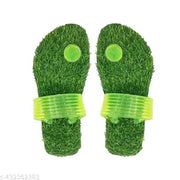 LifeO -Stylish | Men's Double Soft | Grass | Casual | Lightweight | Comfortable | Healthy | Slipper | Flip Flop | Khadau for Men (1 Pair) Grass Slipper