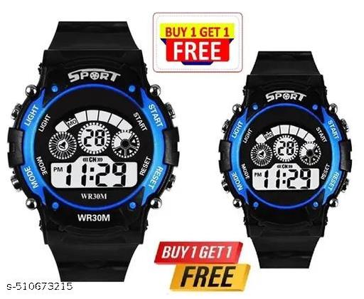 7 LIGHT BLUE\WATCH -COMBO PACK OF 2