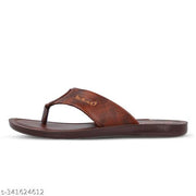 WALKAROO Men Flip-Flopz Daily Wear Soft Casual Chappal|casual footwear men| outdoor slippers for men|regular use  Slipper for men-WG5060 Brown