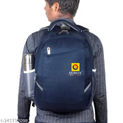 Qurox Men and Women Casual  Waterproof Laptop Bag for School College & Office (Blue)