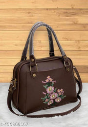 High quality ravishing fancy women designer handbag with non-detachable belt