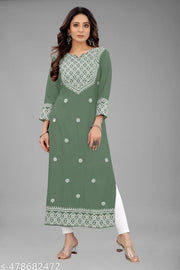 Kurti  for women in rayon Embroiderd  fabric| kurti and  | MOST DEMAND KURTI| Embroiderd  Kurti  rayon  Kurtis
