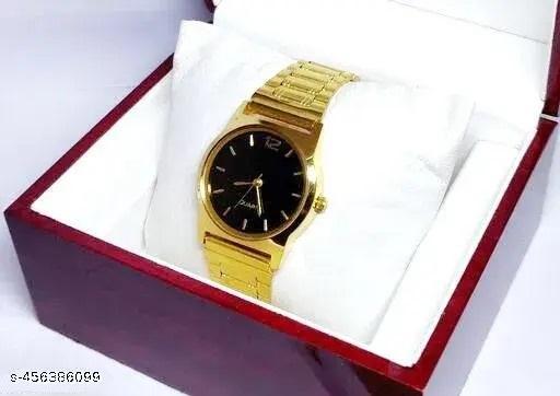 Golden Watch For Men's & Boy's