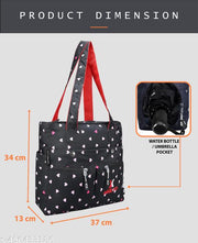 addixon Women Casual Shoulder Bag (Black)
