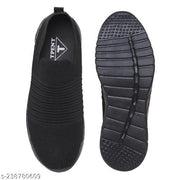 Sports Running, Walking & Gym with Casual Lace-Up Shoes for Men's & Boy's (All Black)