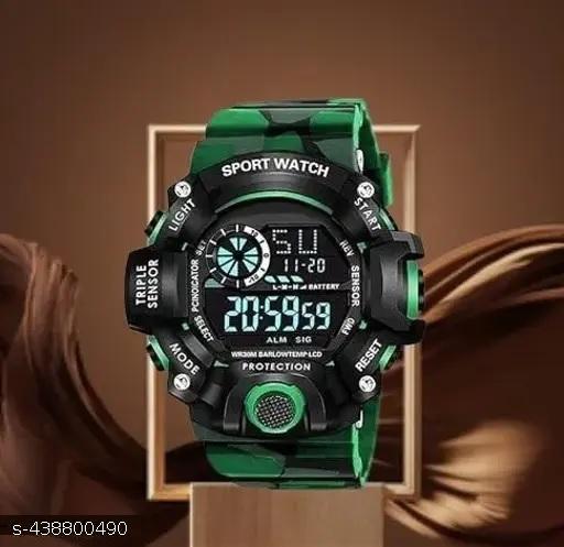 Digital Sports Multi Functional Black Dial Watch for Mens Boys,Men's analog timepieces,Men's luxury watches,Men's designer watches,Men's fashion watches