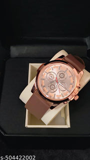 New Trading Casual Silicon Strap men watch Pack of -1