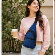 Premium Blue Crossbody Sling Bag for Men & Women