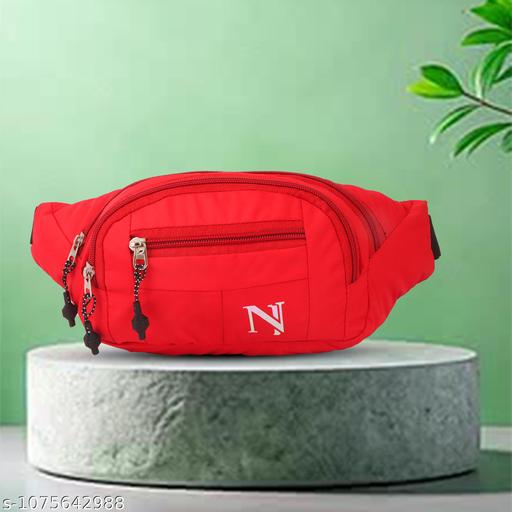 NISF STAR Waist Bags for Men & Women- Premium Stitching, Branded Zippers, Waterproof Pocket, RFID Safe- Large Fanny Pack for Hiking Travel,Cycling,Money Belt BLUE