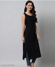 Straight Sleeveless Kurti for women
