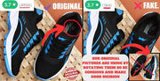 Blue Solid Men Running Sport Shoes for Men