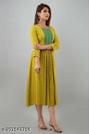 New Trendy Printed Embroidery Kurti