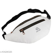 Nice Purse Classic Chest Crossbody Fanny Pack | Waist Pouch | Bum Bags (W.B-008-White) Waist bag  (White)