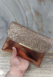 Partywear Shinning Sling Bag/Clutch For Women & Girls.