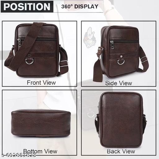 Stylish PU Synthetic Leather Men's Sling Bag Cross ody Travel Office Business messenger Name:  Stylish PU Synthetic Leather Men's Sling Bag Cross Bdy Travel Office Business messenger Material: Cotton Blend