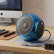 Premium Mini Metal Wireless Bluetooth Speaker with Power Bass (Mini Boost 4)
