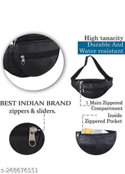 Beautyful Unisex Multi Utility Bag/Waist Pack for Travelling, Hiking, Running Waist Bag  (Black)