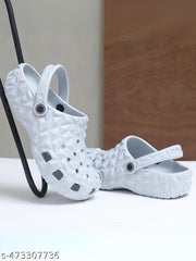 MOXCO Latest Men Clogs | Fabulous Men Crocks | Stylish Comfortable Regular Wear Clog's For Men | Super Soft Stylish Comfortable Regular Wear | Trendy Classy Men Grey
