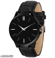 ALL BLACK BOYS SERIES Analog Watch - For Boys 