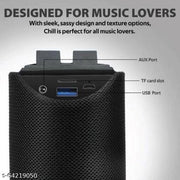 TG-113 Premium Shockproof & Splashproof Bluetooth Speaker with Built-in Microphone Tf/USB/Aux 5 W Bluetooth Speaker Black 5 W Bluetooth Speaker