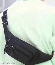 Men;S STYLISH SLING BAG /CROSSDOBY CHEST BAG BLACK WAIST PACK FOR TRAVE & BIKE RIDING
