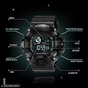 Royal look Digital Watch Shockproof Multi-Functional Automatic Black Color Strap Waterproof Digital Sports Watch for Men's Kids Watch for Boys Watch for Men Pack of 1 Watch Water Resistance Digital Watch