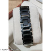 AKS  Black Dial DB Square Rose Women Wrist Watch