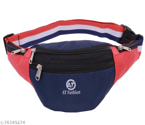 AT FASHION Men,Women Waist Bag/Kamar Pouch With Havy Red Belt (R0505)