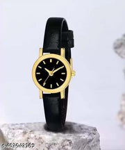 New Classy trending Black-gold analog watch for girls and women