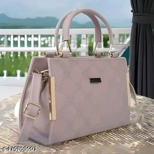 New Stylish Handbag with Embroidered Pattern