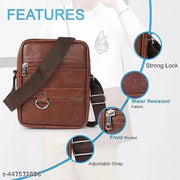 PROGONE Tan Men Sling Bag