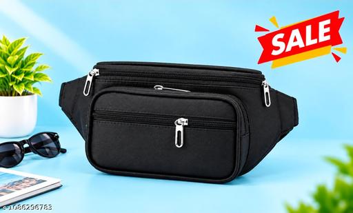 Men’s Premium Multi-Pocket Waist Bag | Crossbody Belt Bag | Travel & Daily Use