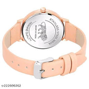 Best Quality Roman Designer Stylish Women Grey Leather Casual Analog Watches for Women