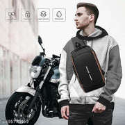 CLASSY WAIST USB BAG GOOD LOOK TRENDING CROSS SLING BUSINESS CASH BAG WITH USB POWER PORT CONNECTION MULTICOLOURED WAIST BAGUSB SLING WAIST BAG LATEST SOLID ZIPPER QUALITY 4 COMPARTMENT ZIPPER BAG