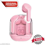 TWS Ultrapod,Bluetooth Earpod True Wireless Bluetooth Headphone, TWS Earphone, Bluetooth Earphone, Best Quality Wireless Bluetooth Headphones, 10mm HD Drivers, Sweat Proof - (Pink)