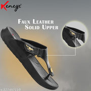 Keneye Fashion Thick Sole Solid Colour Slip On Outdoor Casual Sanda
