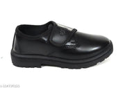 Coolz Kids Black Formal School Uniform Shoes Derby Vel