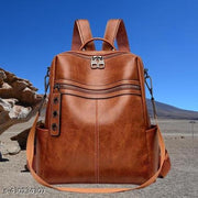 MomsyStore Leather Backpacks For Girls And Women