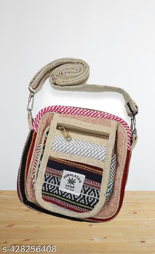 MYRIAD Multicolor  Hemp  Square Duffel Bag Eco Friendly  Multicolored  Hemp  Square Beach Bag Eco Friendly Pack of 1 Multicolor ( 8*8)