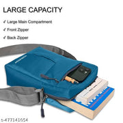one side bag for carry passport office document, mini stylish small traveling chest crossbody hand bags men's & women