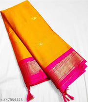 Zari buta paithani cotton silk saree